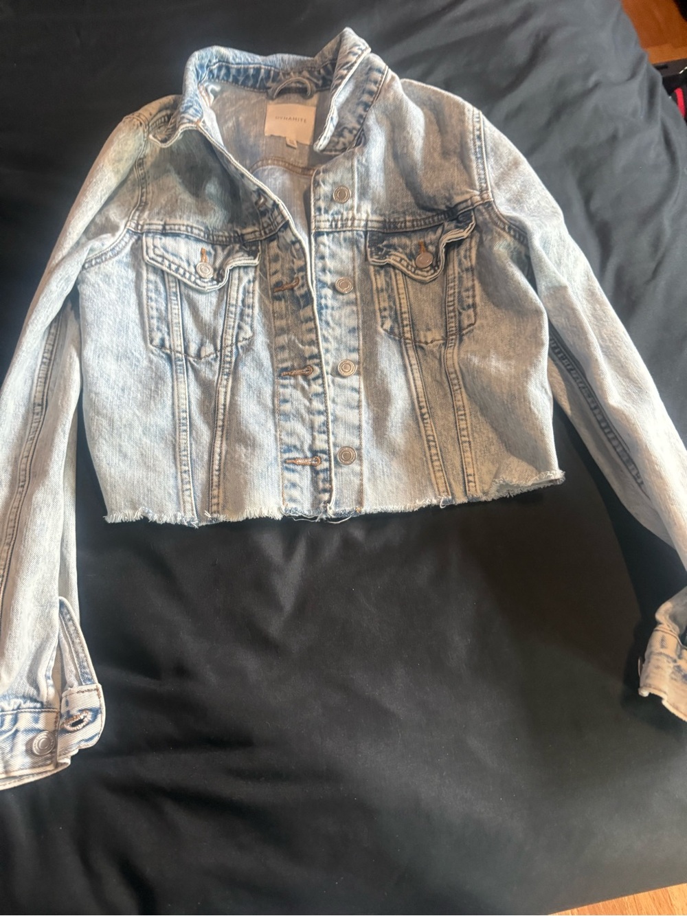 Dynamite Light Blue Washed Denim Jacket